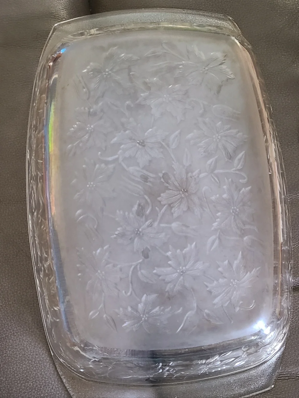 Vintage Princess House Exclusive Fantasia Glass Lasagna Baking 13.5x8.5x2 - Picture 4 of 8